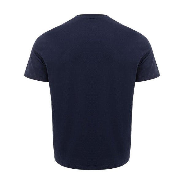 TEE de algodón azul elegante para hombres