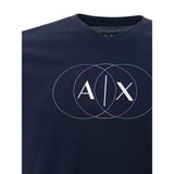 TEE de algodón azul elegante para hombres