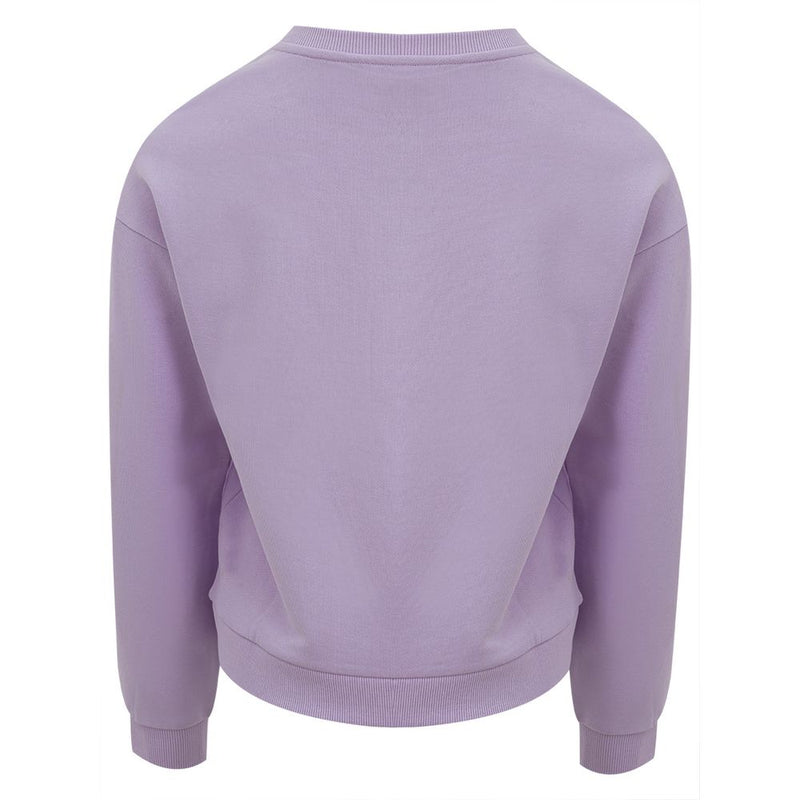 Pull en coton violet chic pour femmes