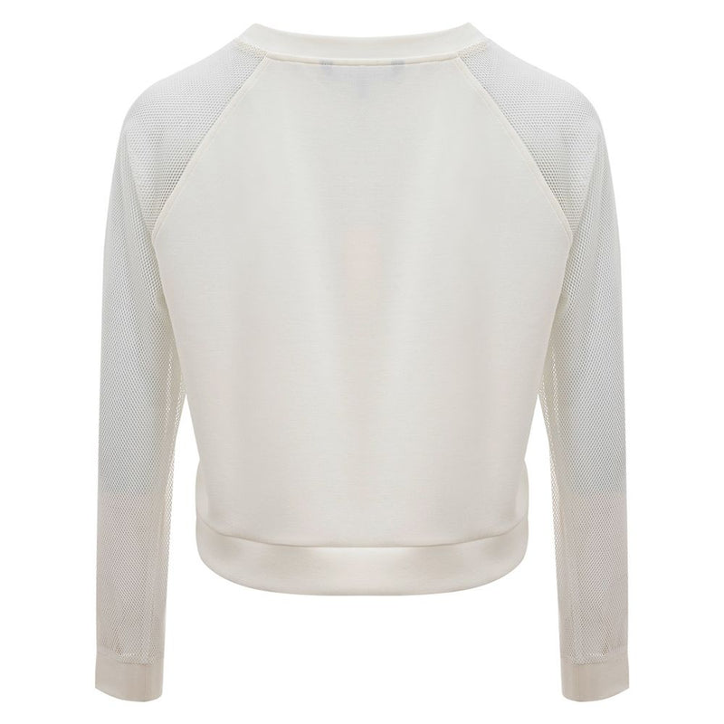 Pull en polyamide blanc élégant