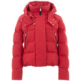 Veste en coton rouge chic pour style sophistiqué