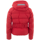 Veste en coton rouge chic pour style sophistiqué