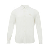 Elegante camisa de algodón orgánico blanco