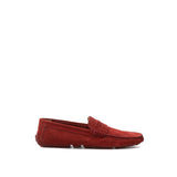 Elegante Bordeaux -Leder -Slipper für Männer