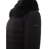 Elegante schwarze Polyamidjacke für Frauen