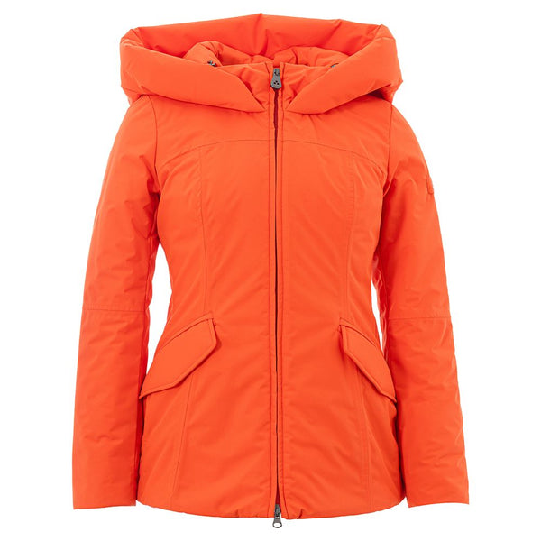 Veste élégante en polyester orange pour femmes