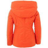 Elegant Orange Polyester Jacket for Women