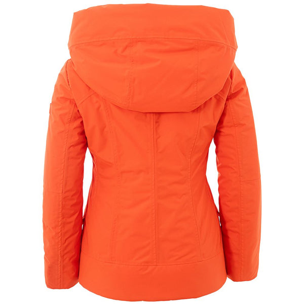 Veste élégante en polyester orange pour femmes