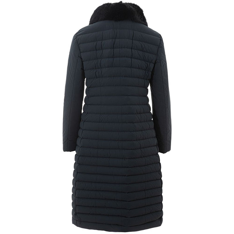 Chic Blue Polyamidjacke für raffinierten Stil