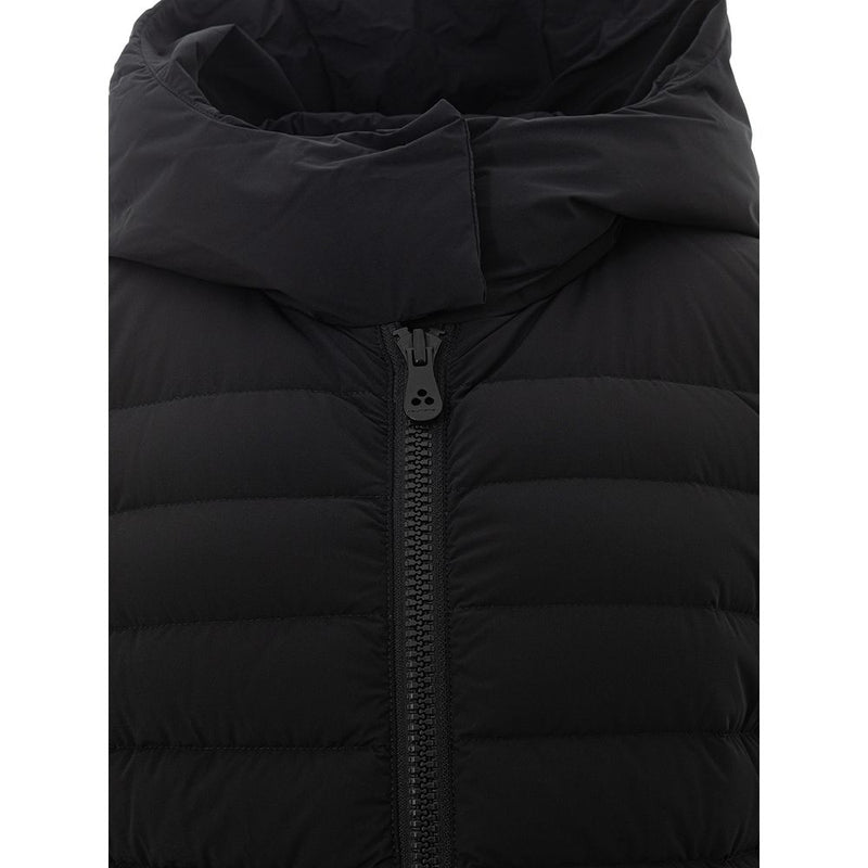 Elegante schwarze Polyamidjacke für Frauen