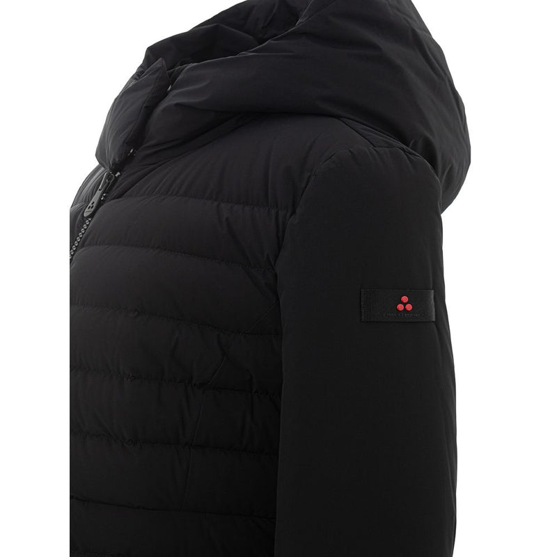 Elegante schwarze Polyamidjacke für Frauen