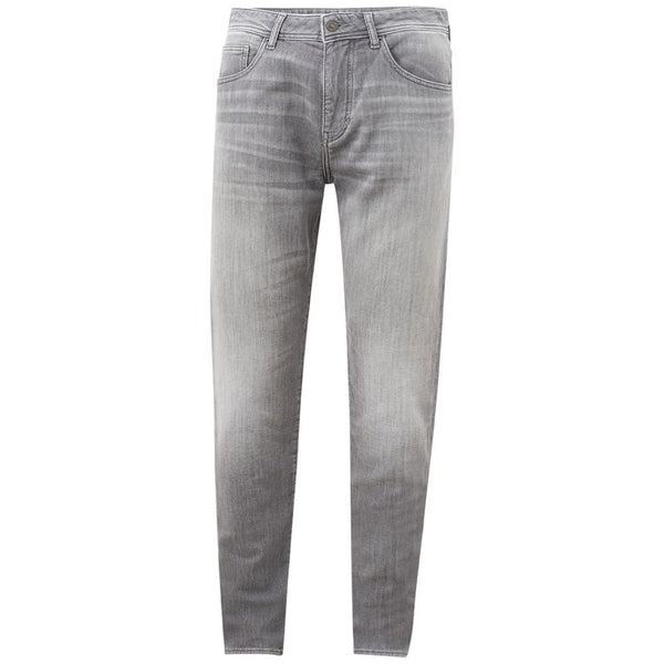 Sleek Grey Cotton Denim Essentials