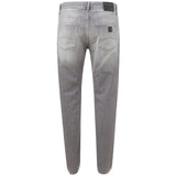 Sleek Grey Cotton Denim Essentials