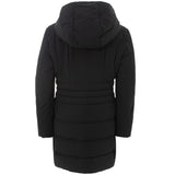 Veste en polyamide noir élégant pour femmes