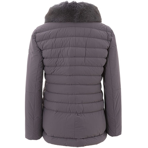 Veste de créateurs de polyamide violet