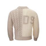 Pull en laine beige chic pour l'homme élégant