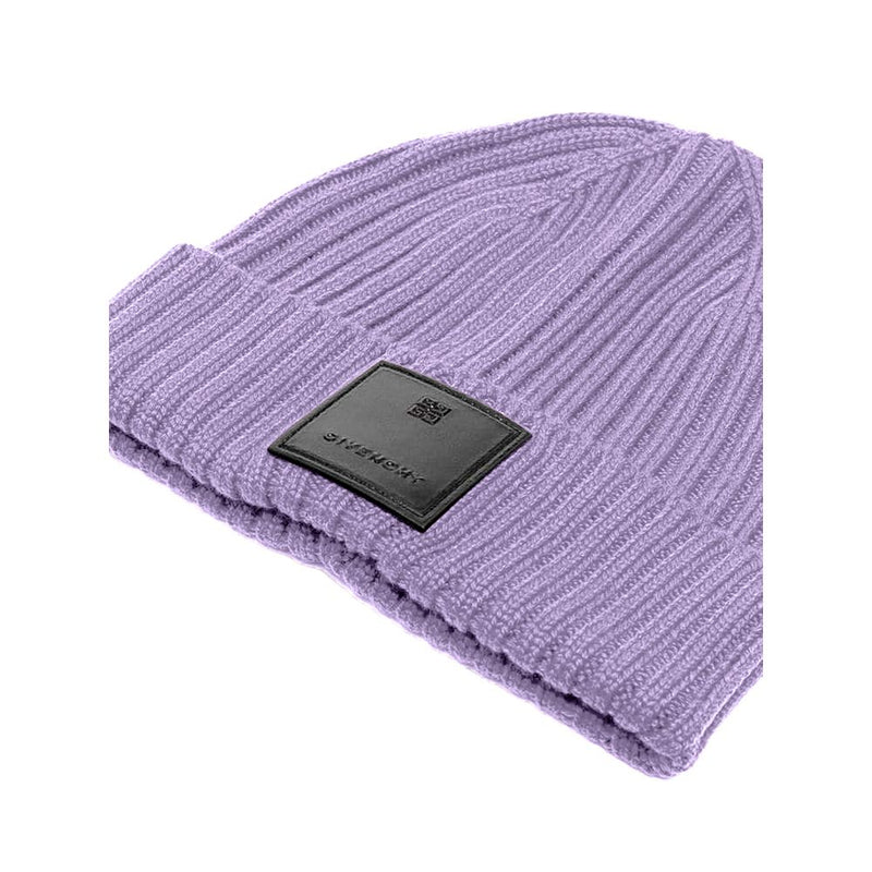 Elegante cappello da fedora in lana viola