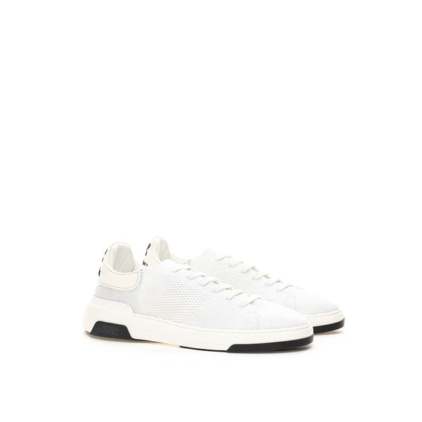 Eleganti sneaker in pelle bianca