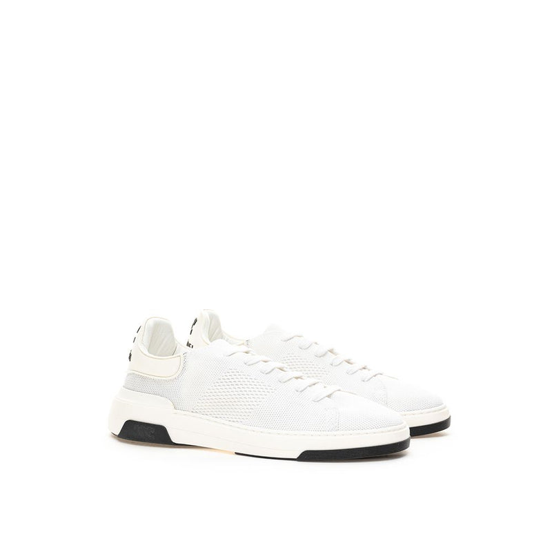 Eleganti sneaker in pelle bianca