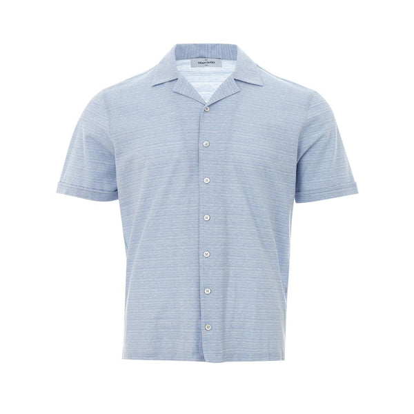 Chemise masculine élégante en lin en lin-coton