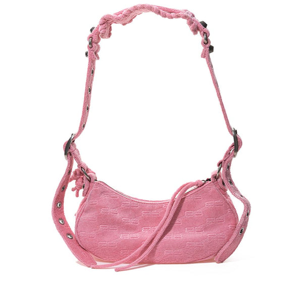 Elegante bolso de color rosa de algodón de azúcar para estilo sofisticado