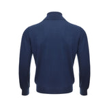 Elegante maglione cashmere in blu sereno