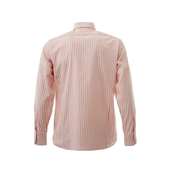 Shirt rose en coton élégant pour hommes