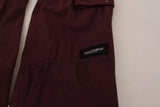 Bordeaux Cargo Jogger Trouser Cotton Pants