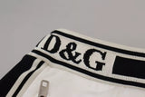 White Logo Jogger Jogging Cotton Pants