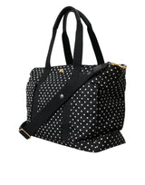 Black Polka Dot Changing Mat Baby Duffle Bag