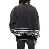 Black Cotton Sweater