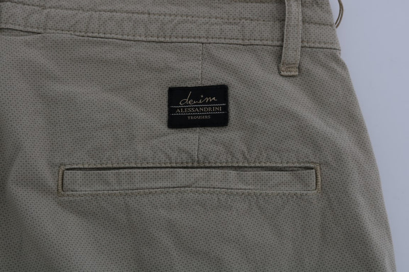 Beige Slim Fit Chinos for Sophisticated Style