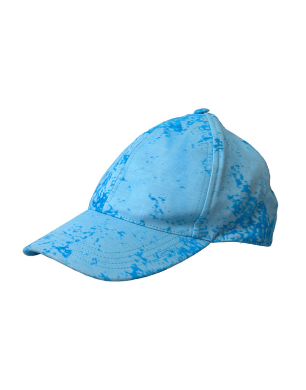 Light Blue Color Splash Baseball Hat Men