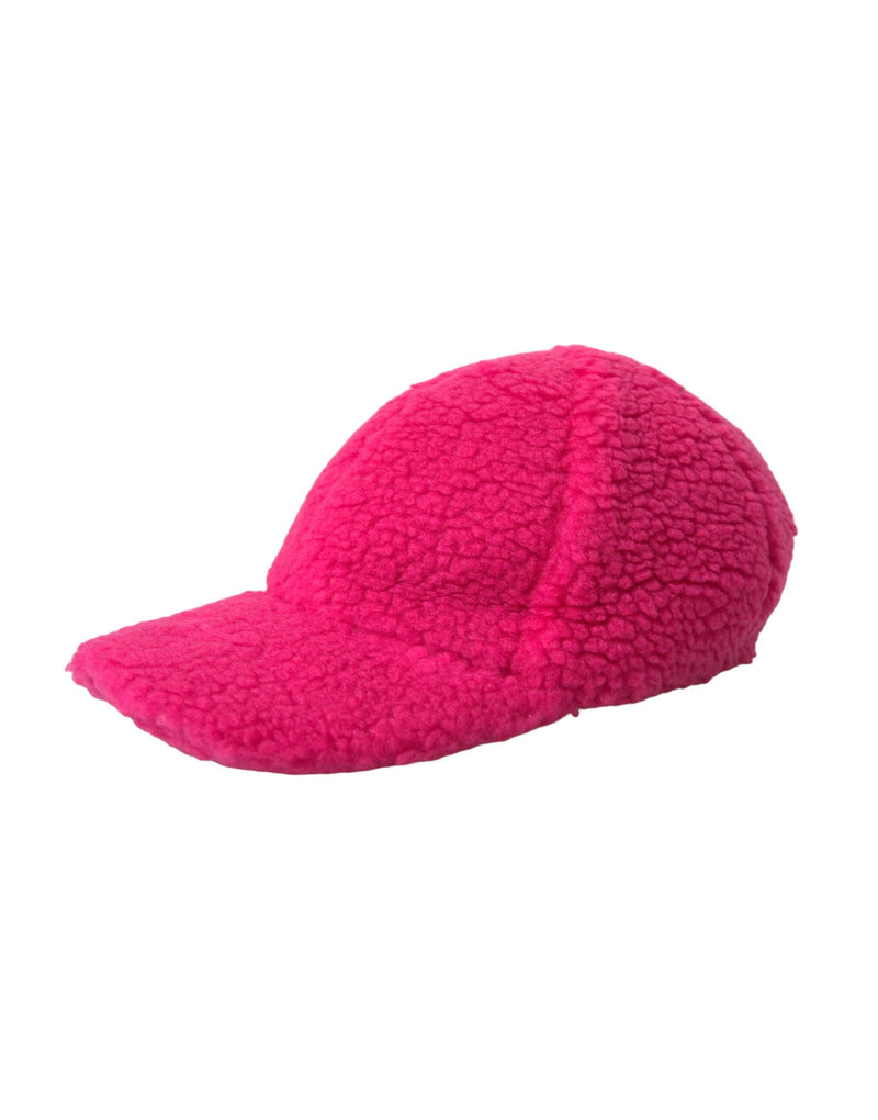 Pink Fleece Plush Baseball Hat Men