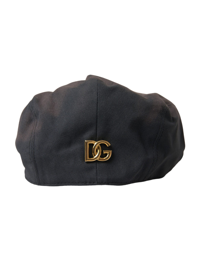 Brown Cotton Cloth Newsboy Hat Men