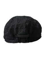 Black Floral Brocade Newsboy Hat Men