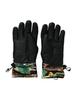 Multicolor Floral Wrist Length Gloves