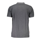 Gray Cotton Polo Shirt