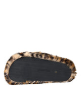 Brown Tiger Slippers Flats Sandals Shoes