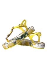 Yellow Lemon Beachwear Flats Sandals Shoes