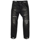 Black Cotton Jeans & Pant