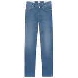 Light Blue Cotton Jeans & Pant