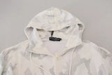 White Camouflage Hooded Sweatshirt Sweater