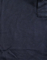 Navy Blue Collared Short Sleeve Polo T-shirt