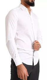 White Formal Cotton SlimFit Formal Dress Shirt