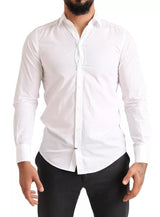 White Formal Cotton SlimFit Formal Dress Shirt