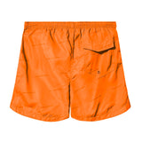 Orange Polyester Men's Swim Short