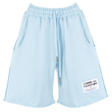 Light Blue Cotton Short