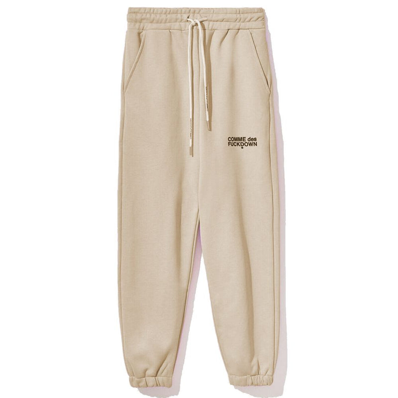 Beige Cotton Jeans & Pant