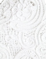 White Cordonetto Lace Beatrice Tote Bag